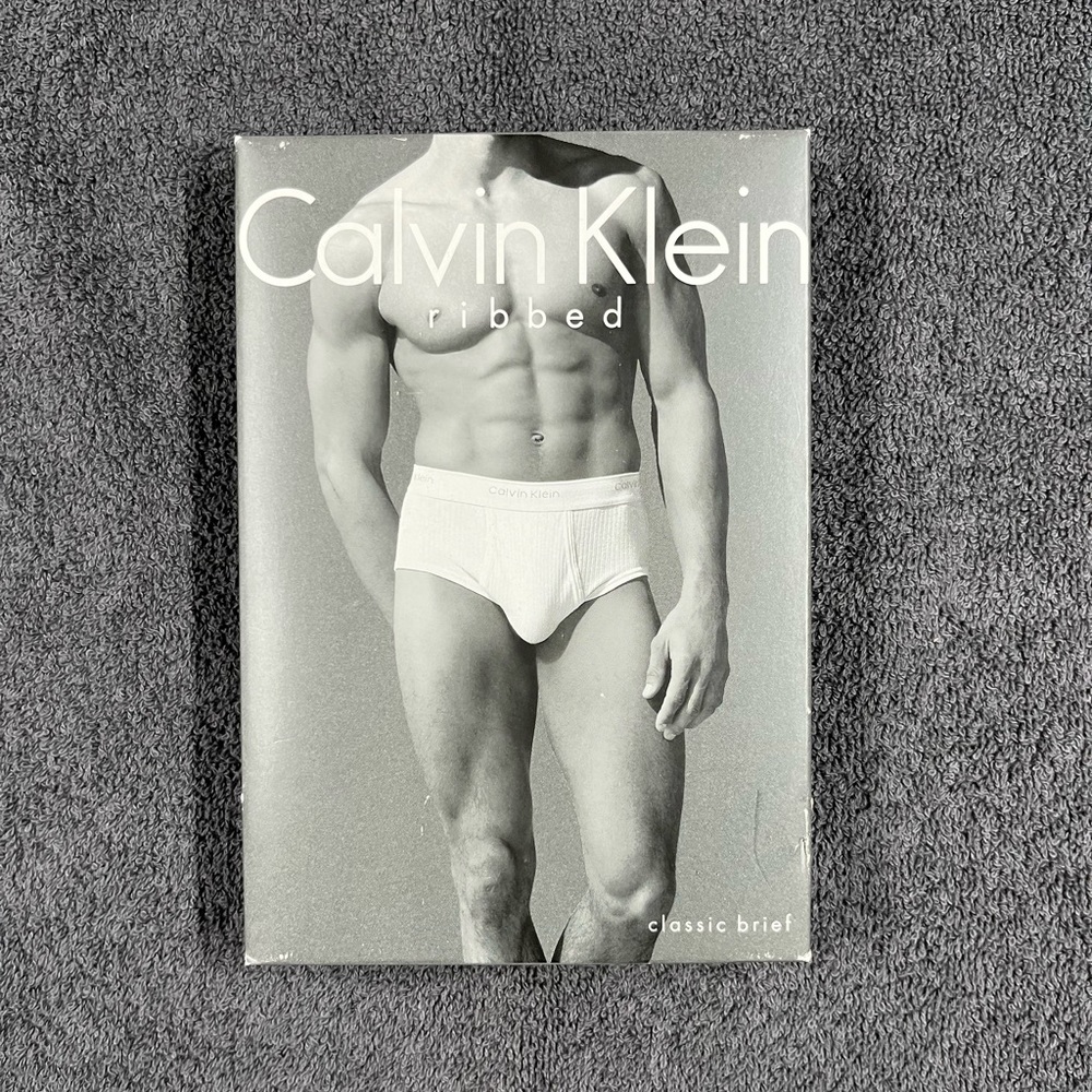 Rare vintage Calvin Klein ribbed classic brief